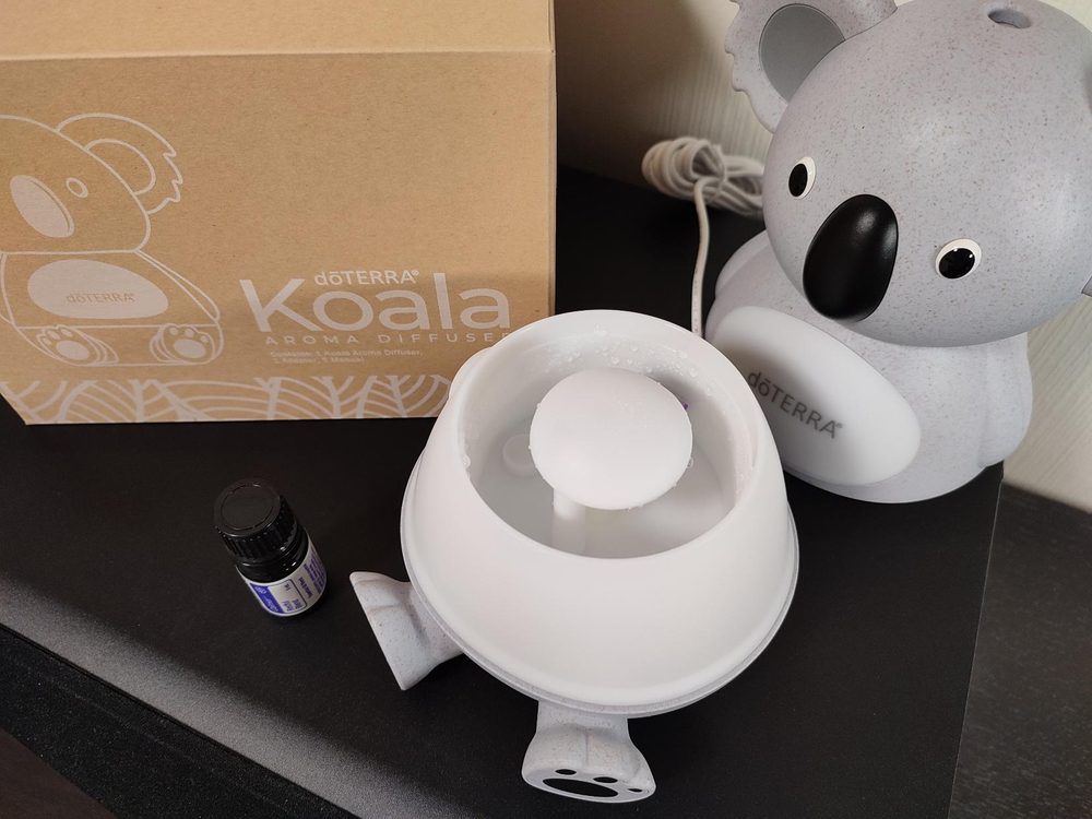 Диффузор doTERRA Коала с мелодиями и смесь эфирных масел Calmer, 5 мл