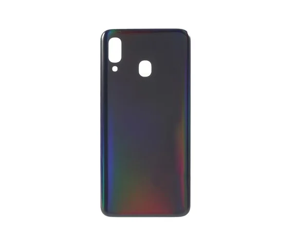 Задняя крышка для Samsung Galaxy A40 A405 (Перламутр черная)