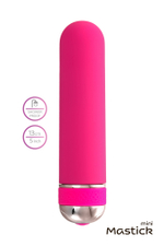 Нереалистичный вибратор A-Toys Mastick mini 10 режимов розовый 13 см