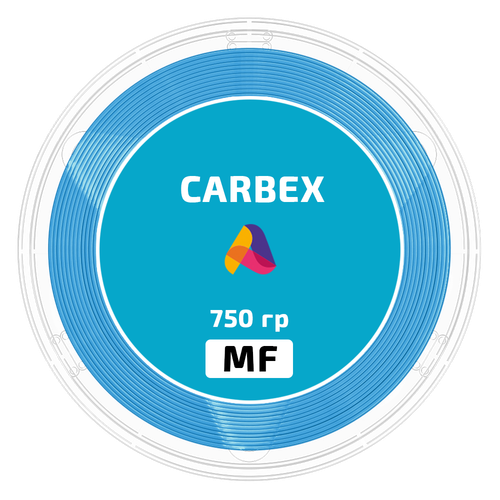 CARBEX MF пластик для 3D печати, 1.75 мм, синий, 750 гр.