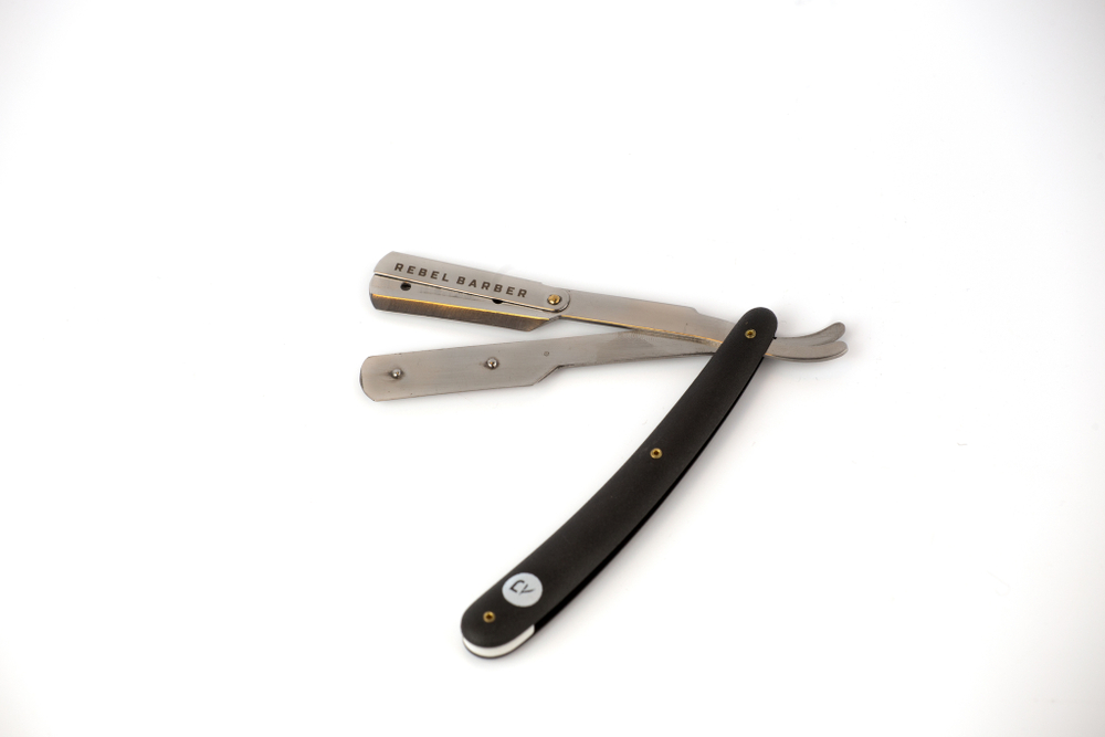 Бритва шавет со сменными лезвиями Rebel Barber Professional Shavette RB011