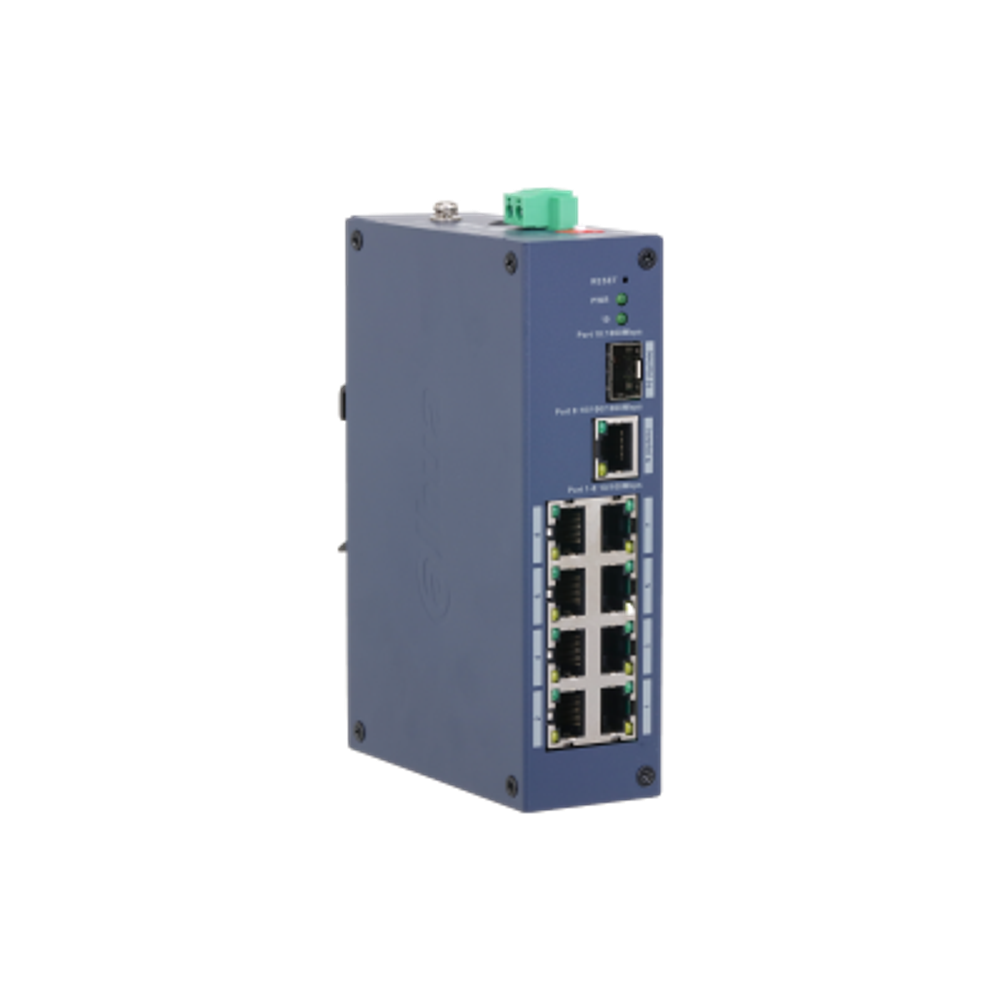 10-портовый защищённый коммутатор с облачным управлением DH-CHS4110-8ET Dahua