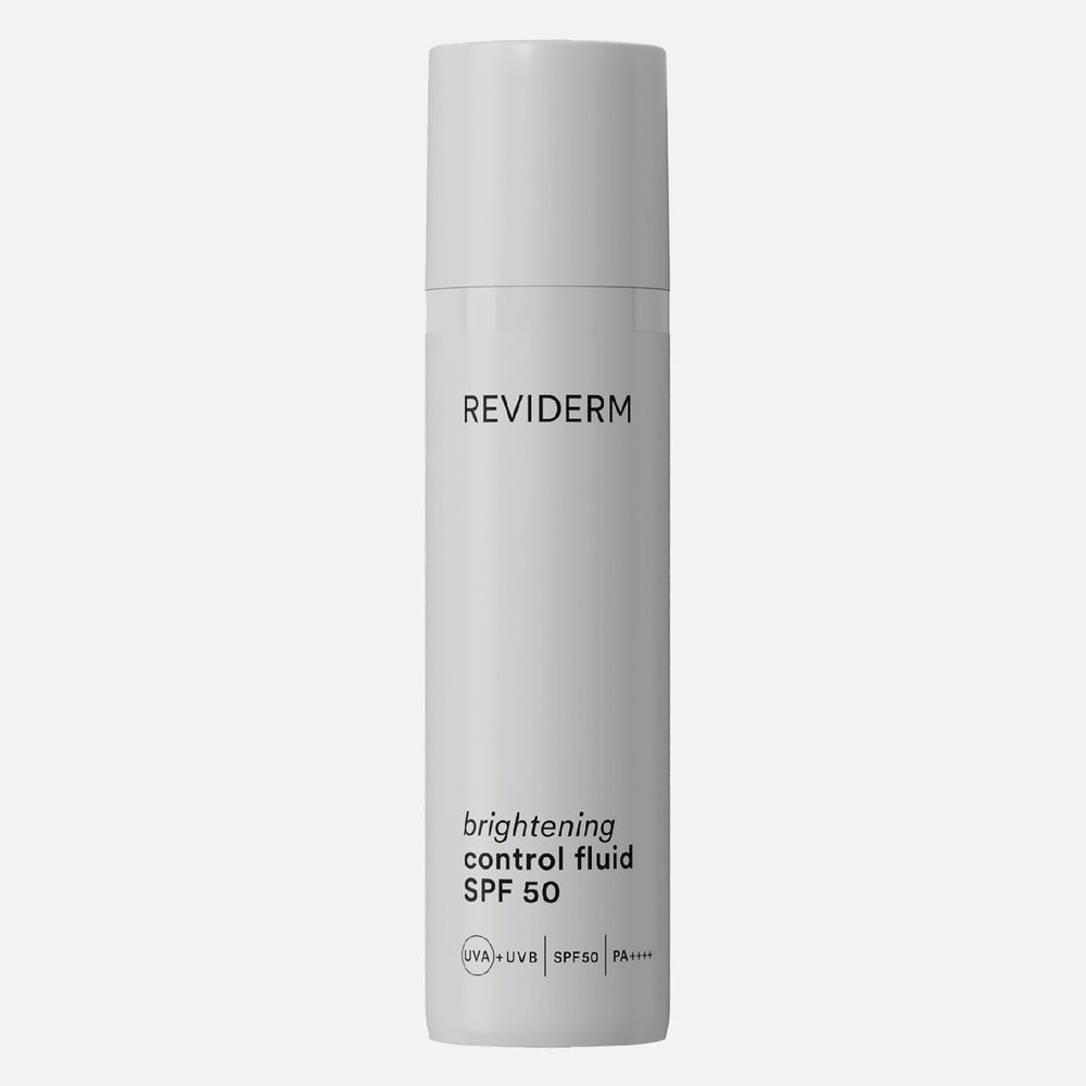 REVIDERM Brightening control fluid SPF 50 Легкий крем для коррекции и выравнивания тона кожи SPF 50, 50 мл