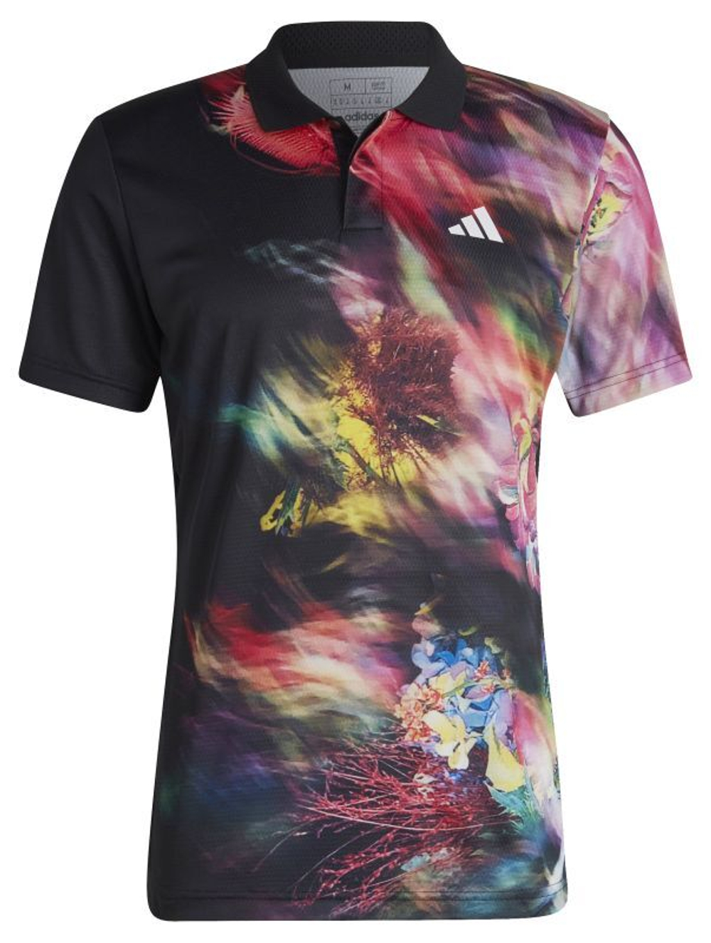 Мужское теннисное поло Adidas Melbourne Tennis Heat Rdy Freelift Polo Shirt - разноцветный/black