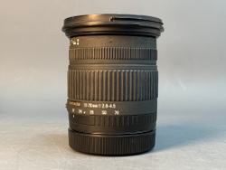 Sigma AF 17-70mm f/2.8-4.5 DC Canon EF-S царапины на передней линзе