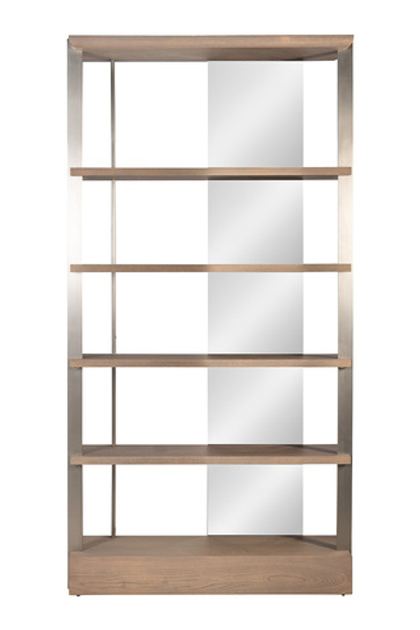 Стеллаж "Закруглённый" (Smooth) 112,4x41,8x218см Garda Decor