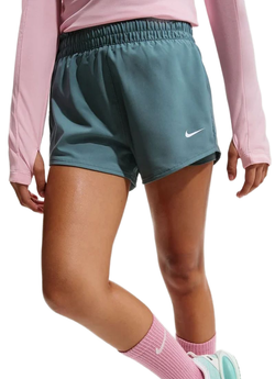 Шорты для девочки теннисные Nike Girls One - mineral slate/white