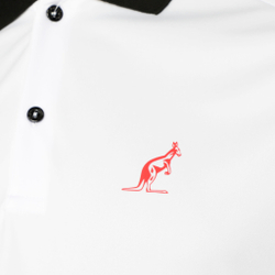 Мужское теннисное поло Australian Ace Stampa Polo Men - White, Blue
