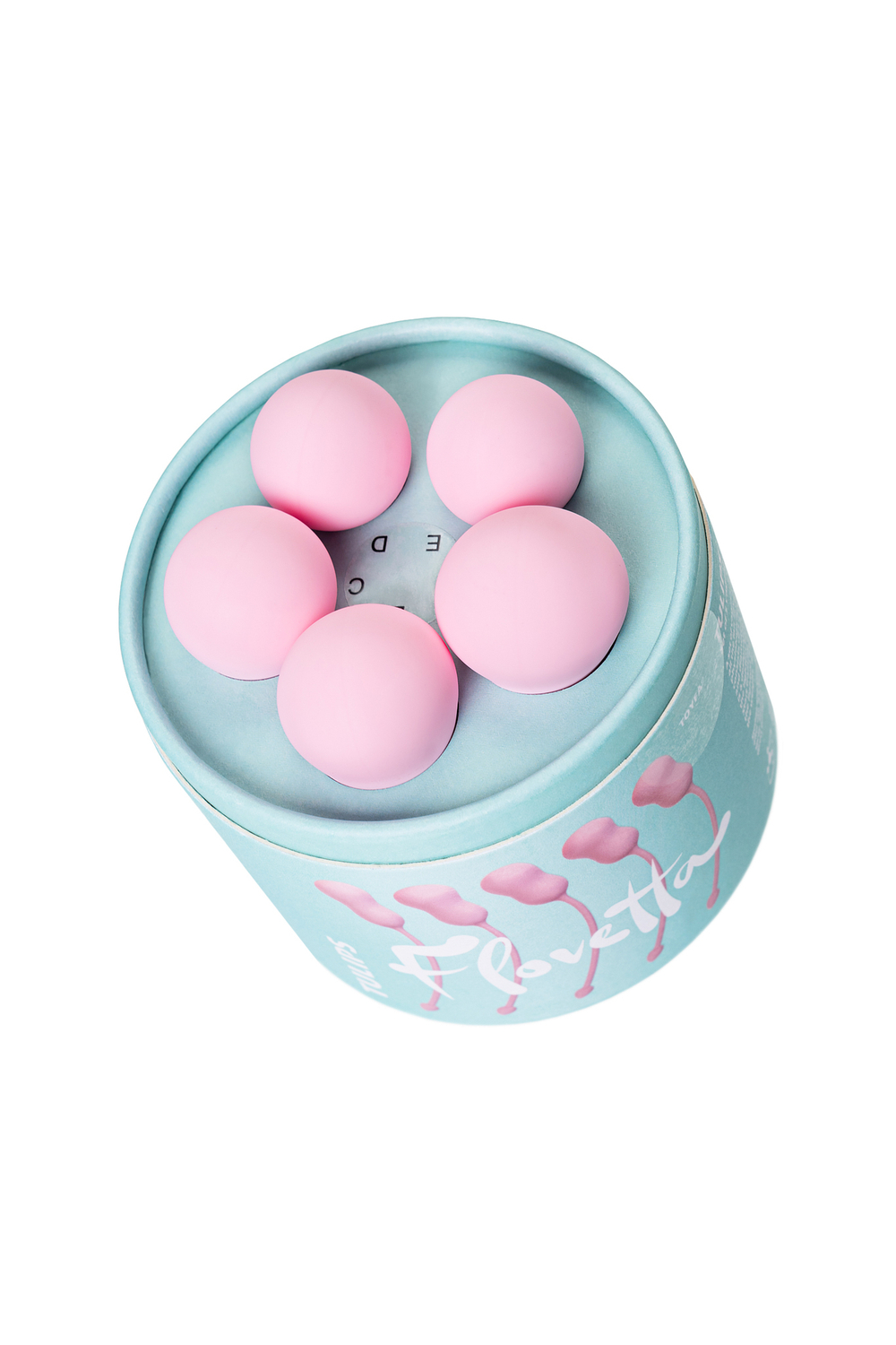 Набор вагинальных шариков Flovetta Tulips розовый 5,3 см