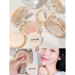 Amuse Dew Jelly Vegan Cushion 1,5 Clear SPF38/PA+++ Кушон 1,5 увлажняющий с влажным финишем
