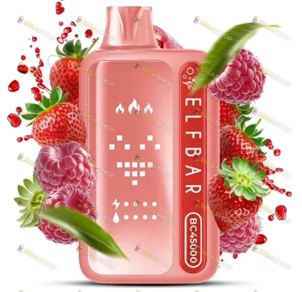 Elf Bar BC45000 - Red Raspberry Strawberry (5% nic)