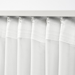 IKEA STENFRÖ  (ИКЕА СТЕНФРЁ)  -  Тюль, 1 шт. - белый/на тесьме 300x300 см