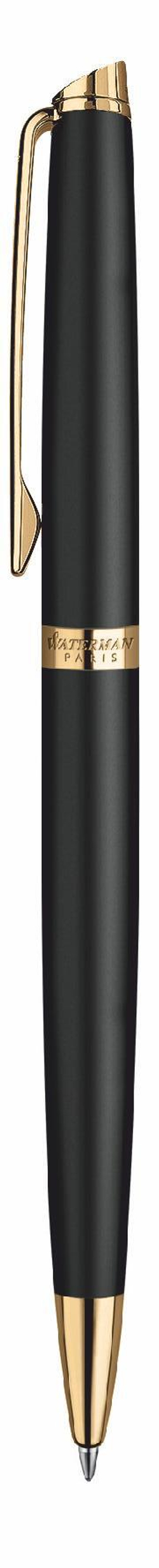 Шариковая ручка Waterman Hemisphere, цвет: MatteBlack GT, стержень: Mblk