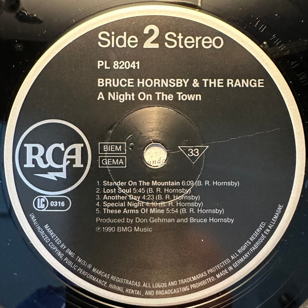 Bruce Hornsby & The Range - A Night On The Town (Германия 1990г.)