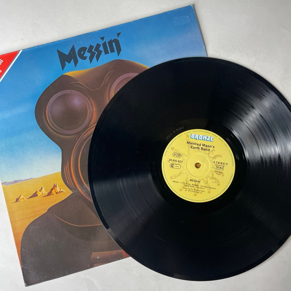 Винтажная виниловая пластинка LP Manfred Mann's Earth Band Messin (Германия 1983) Buddah