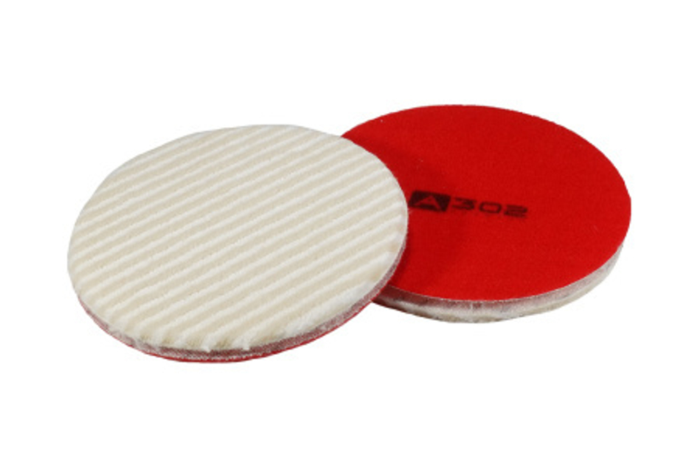 A302 160/10 - Гибридный полировальник (шерсть/микрофибра) - MICROWOOL PAD