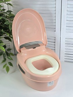 Горшок стульчик детский розовый (202010302-1)