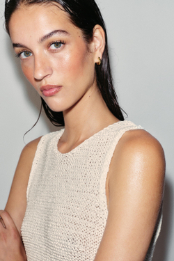 ZARA НАБОР СЕРЕГ-КОЛЕЦ, ЗОЛОТИСТЫЙ