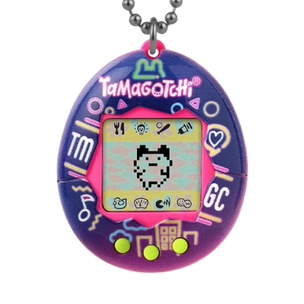 Интерактивная игрушка Тамагочи Tamagotchi Neon Lights (Gen 1)