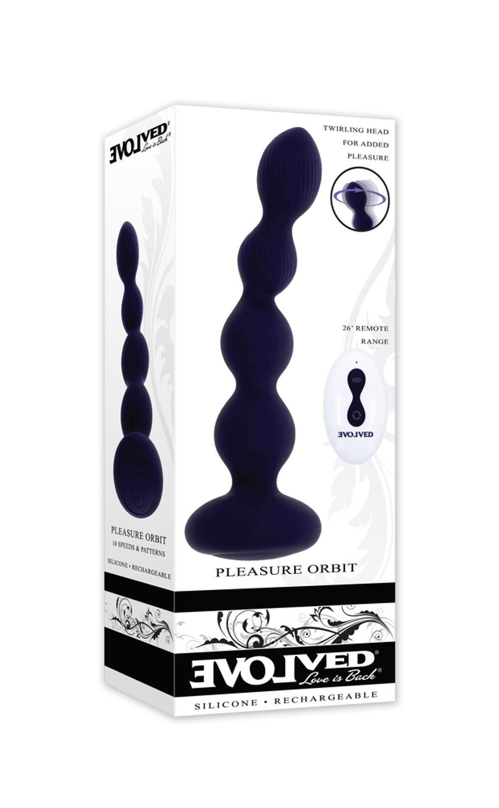 EN-RS-5438-2 / Анальная елочка с вибрацией и вращением Pleasure Orbit