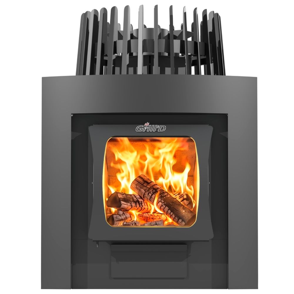Дровяная банная печь Grill'D Cometa Vega 180 Long Max