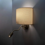 Citilux Декарт CL704306 Бра с бежевым абажуром и диммером