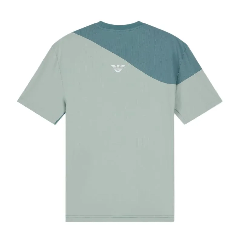 Теннисная футболка EA7 Man Jersey - silver pine