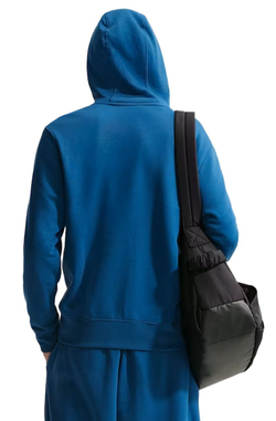 Мужская теннисная кофта Nike Club Full-Zip Fleece - obsidian/obsidian/white