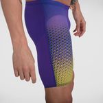 (2020) Стартовые шорты SPEEDO FASTSKIN LZR PURE Valor Jammer Violet/Fluo Yellow/Black стандартная талия ПОД ЗАКАЗ
