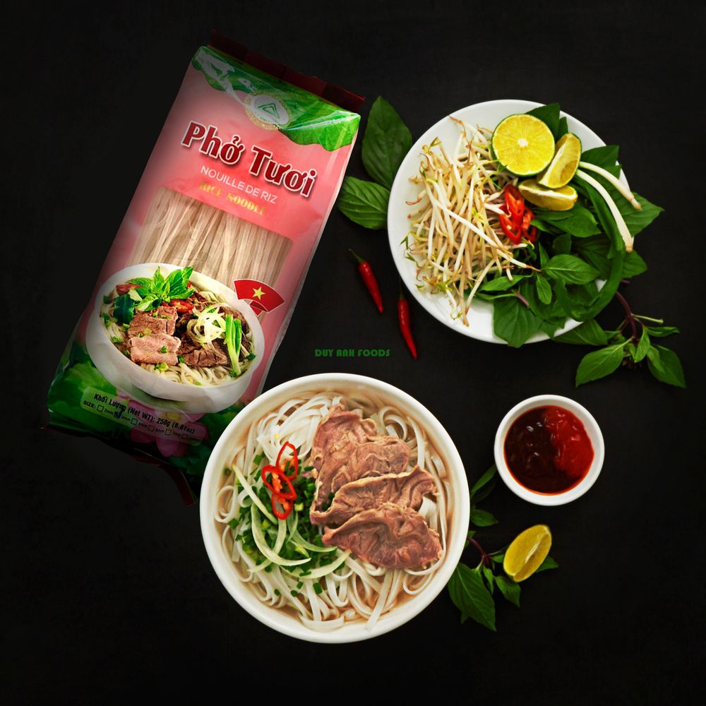 Лапша Duy Anh рисовая 3 мм 250 г
