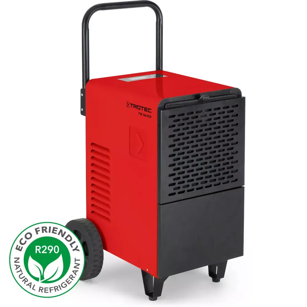Осушитель воздуха TROTEC TTK 166 ECO мобильный - [до 52 л. за сутки / для S≈90 м²]