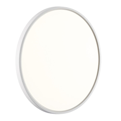 7659/40L MITRA LED SN 551 Светильник пластик/белый LED 40Вт 3000/4000K D495 IP40 ALFA WHITE