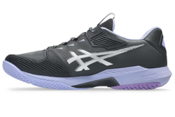 Теннисные кроссовки Asics Solution Speed FF 4 Night Energy - graphite grey/pure silver