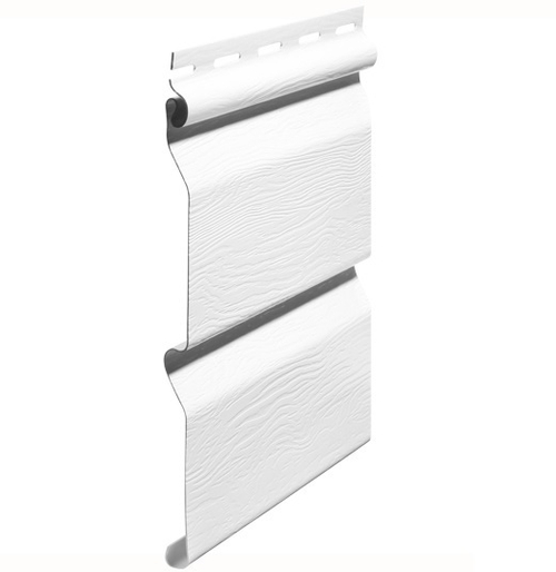 Сайдинг виниловый FineBer Standart Classic Color Белый 3660х205мм