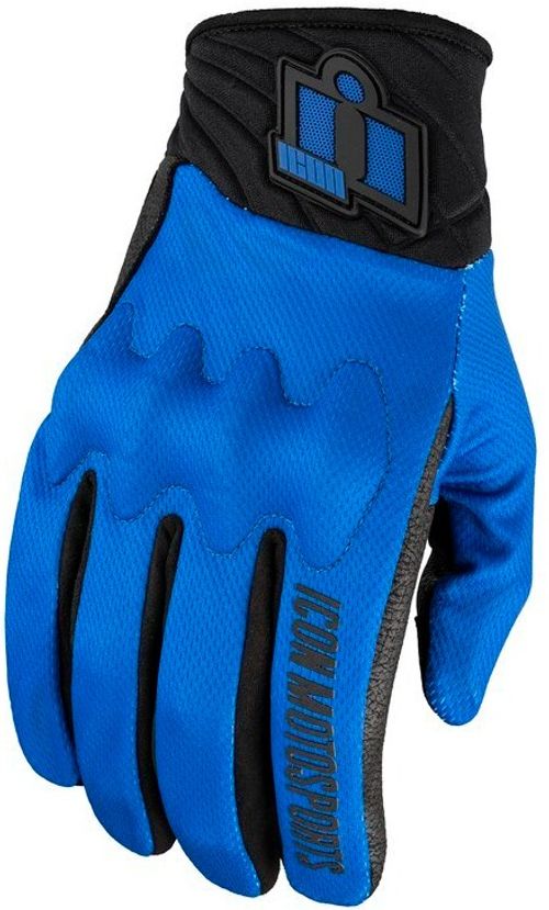 Купить Мотоперчатки Текстильные Icon Anthem 3 Glove / Синий