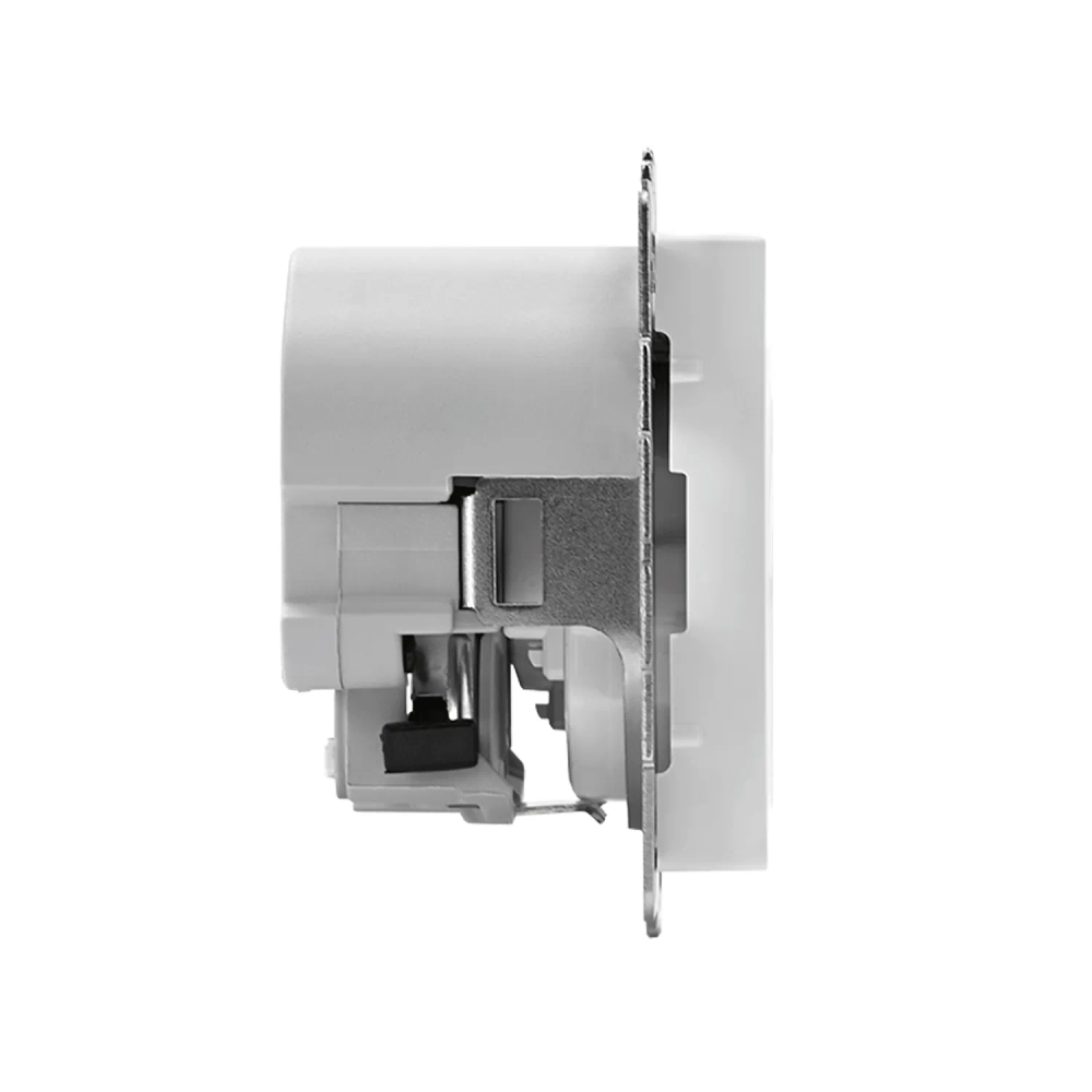 ATLASDESIGN РОЗЕТКА 16А c 2 USB A+A, 5В/2,4А, 2х5В/1,2А, механизм, БЕЛЫЙ