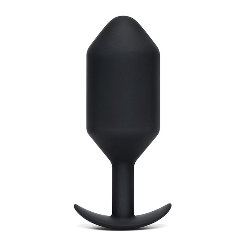 Черная анальная пробка для ношения 18см b-Vibe Snug Plug 7 BV-045-BLK