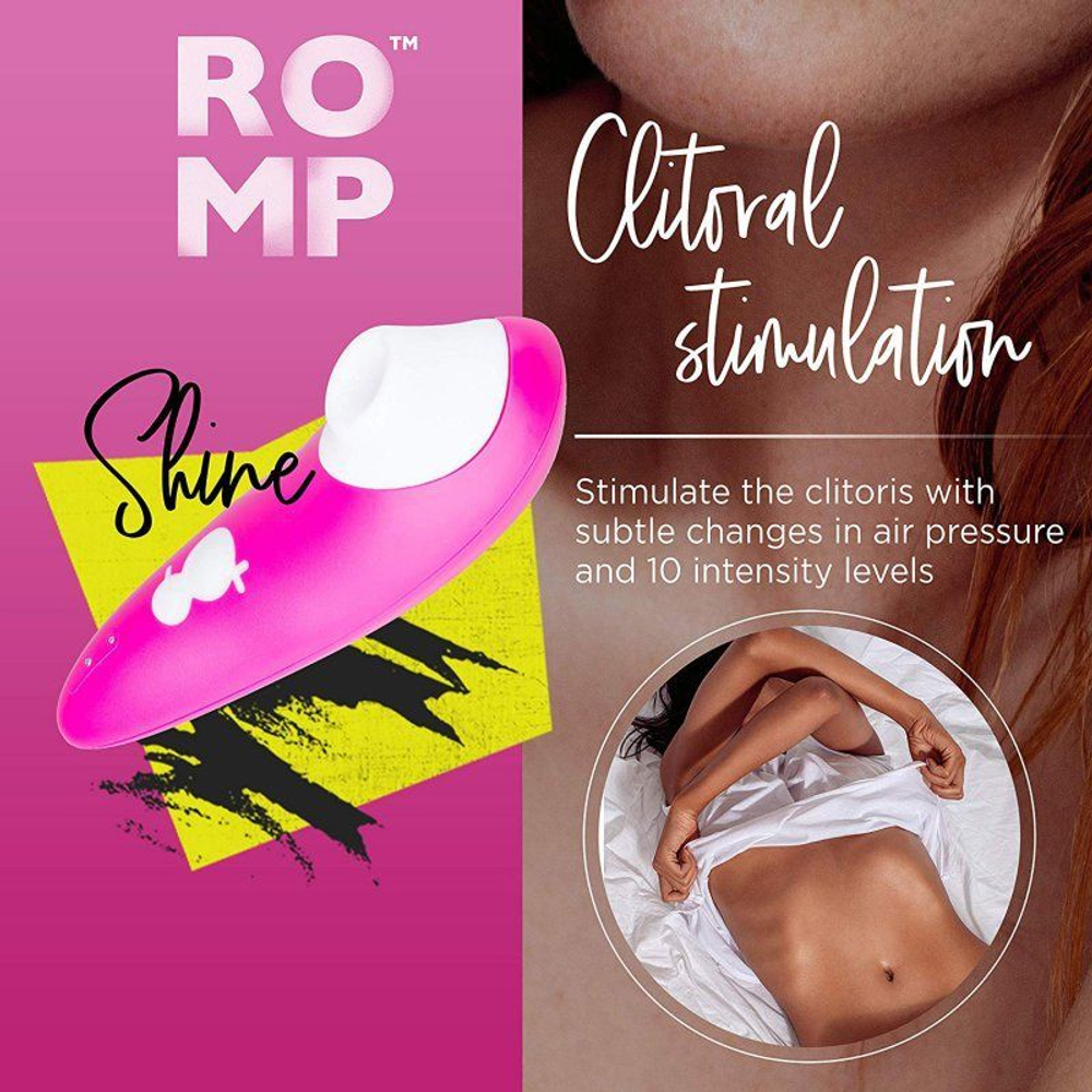Вакуумный клиторальный стимулятор Romp Shine