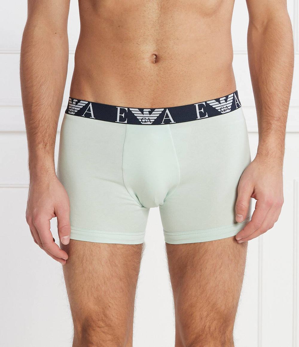 Трусики-боксеры 3шт. Emporio Armani - мятный(111473 4R715)