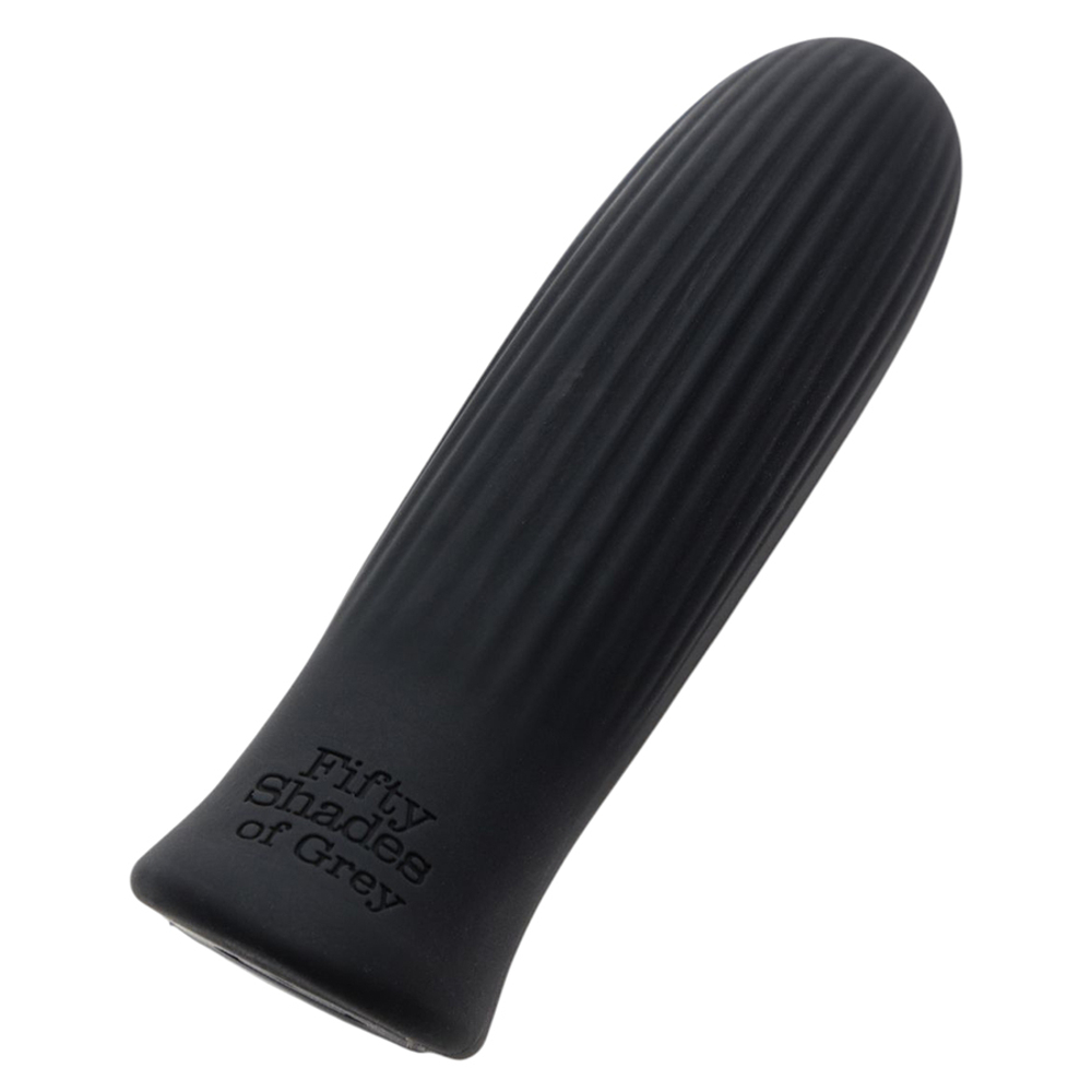 Черная вибропуля 8,9см Fifty Shades of Grey Sensation Rechargeable Bullet Vibrator