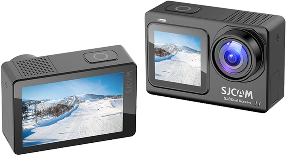 Экшн-камера SJCAM SJ8 DUAL-SCREEN, 12МП, 1200 мАч, черный