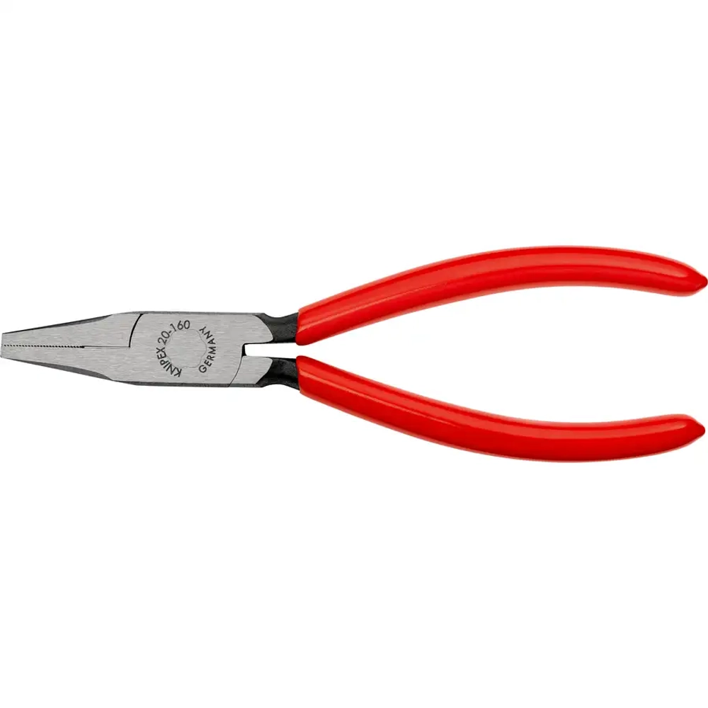 Плоскогубцы с гладкими губками черненые 160 мм Knipex 20 01 160