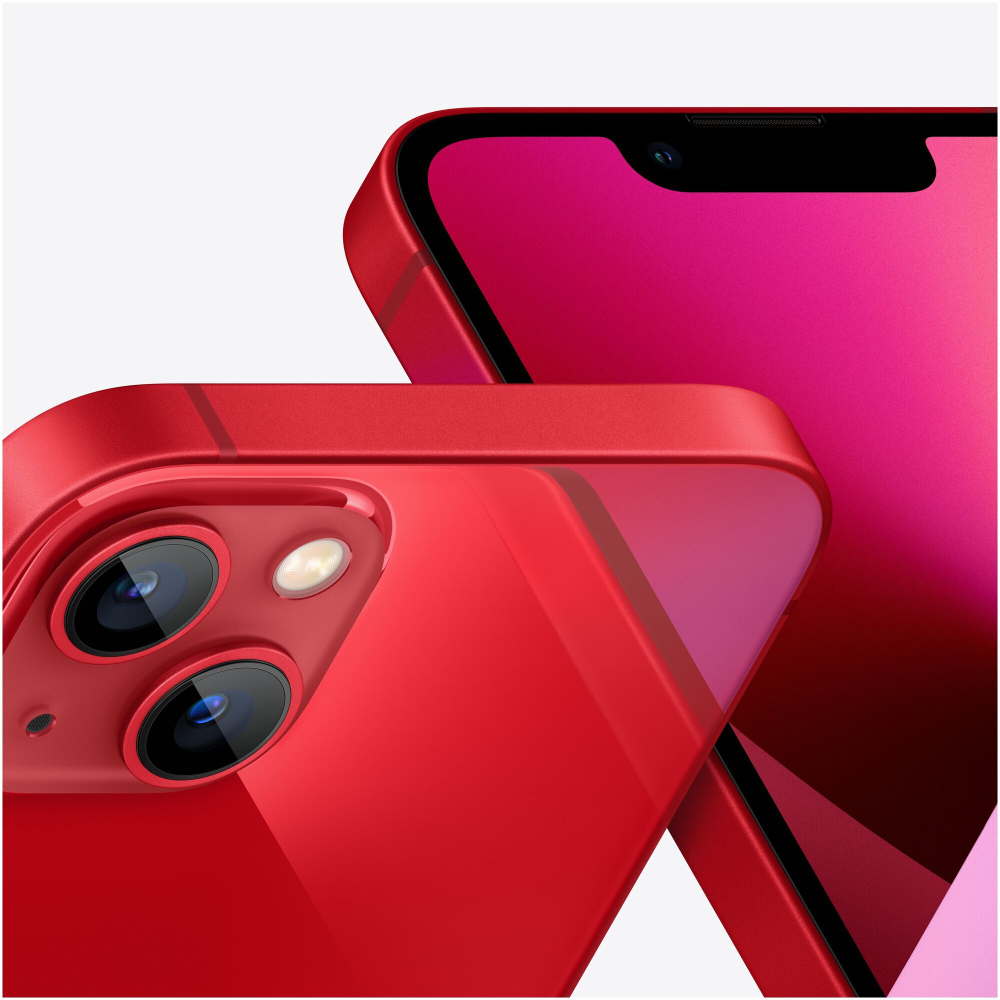 Смартфон Apple iPhone 13 128 ГБ, Dual: nano SIM + eSIM, (PRODUCT)RED