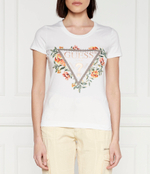 Футболка TRIANGLE FLOWERS GUESS - белый(W4GI24 J1314)
