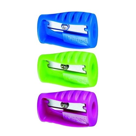 Точилка пластиковая Maped Boogy, 1 отверстие, ассорти