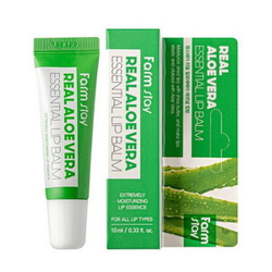 Бальзам для губ с алоэ FarmStay Real Aloe Vera Essential Lip Balm, 10г
