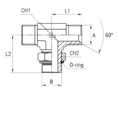 Штуцер FRGT BSP 1.1/4 - BSP 1.1/4