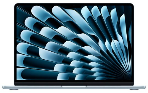 Ноутбук Apple MacBook Air 13 (M4, 10C CPU/10C GPU, 2025), 24 ГБ, 512 ГБ SSD, Sky Blue (небесно-голубой) MC6V4