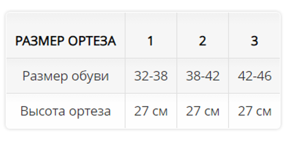 Иммобилизирующий ортез EST-088 Orliman на голеностоп, короткий