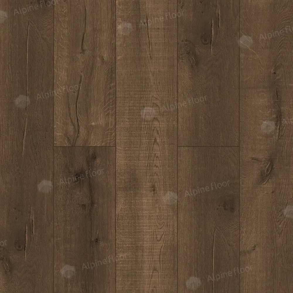 Каменно-полимерная плитка Alpine Floor Реал вуд (Real Wood) Дуб Вермонт ЭКО 2-3